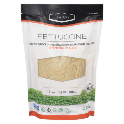 Liviva - Pasta Fettuccine Shirataki with Oat Fibre Organic