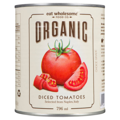 Eat Wholesome - Organic Diced Tomatoes
