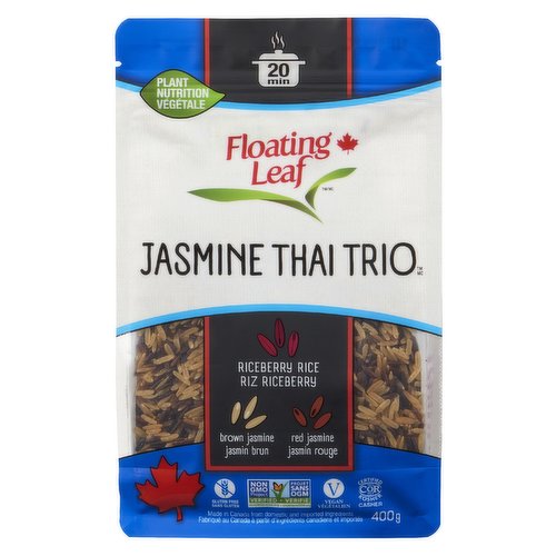 We've combined the 3 healthiest Jasmine rices which boasts a slightly chewy texture with a sweet nutty flavour. The rice is sourced from pristine rice fields of North Thailand.<br /><br />This blend is unseasoned, so is sure to make a great side dish, or added to salads, soups, bowls, or even as a filler in wraps.