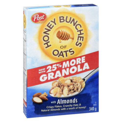 Post - Honey Bunches of Oats Cereal, Honey Almond