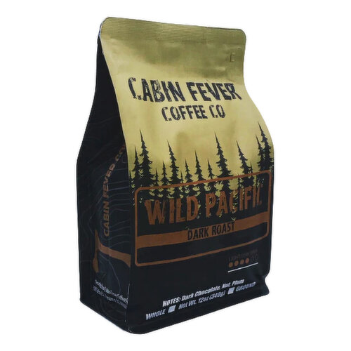 Cabin Fever Coffee - Wild Pacific Medium Dark Roast