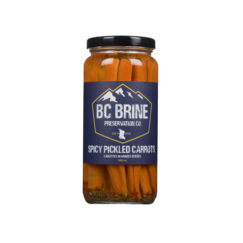 BC Brine - Pickled Carrots Spicy