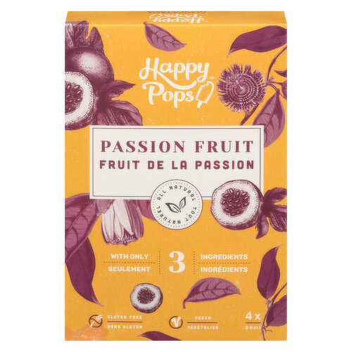 Happy Pops - Passion Fruit Ice Pops