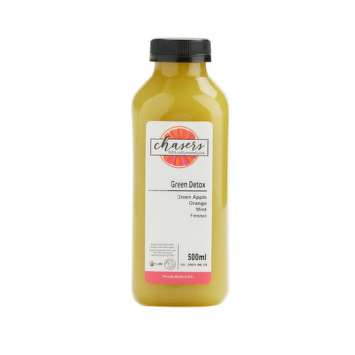 Chasers Fresh Juice - Chasers Fruit Juice Green Detox