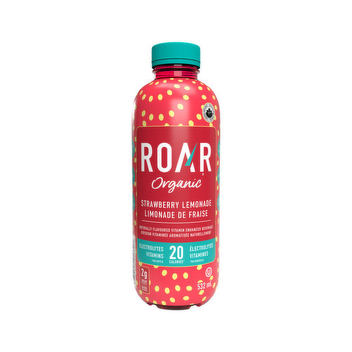 Roar - Strawberry Lemonade Organic