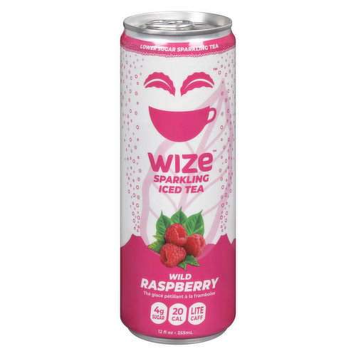 Wize - Iced Tea Sparkling Raspberry.