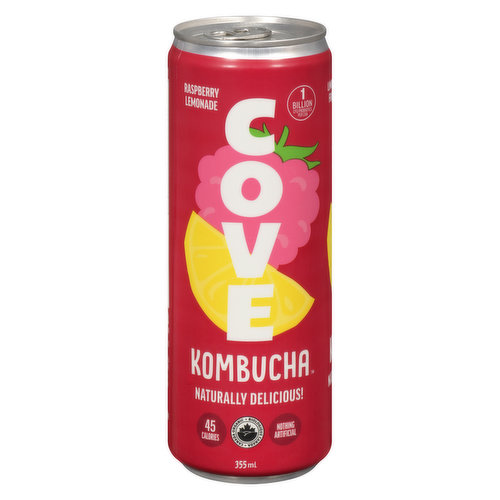 Cove Kombucha - Raspberry Lemonade Organic