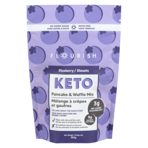 Flourish - Keto Blueberry Pancake Mix