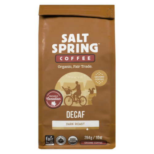 Saltspring Roasting - Ground Coffee Decaf Dark