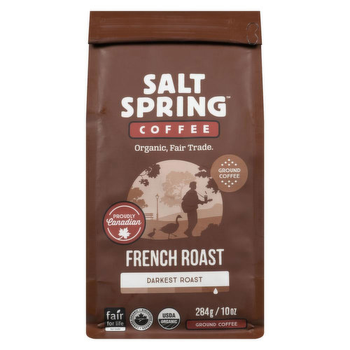 Saltspring Roasting - Ground Coffee French Roast