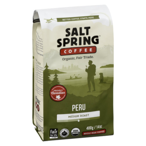 Salt Spring Coffee - Peru Coffee Medium Roast