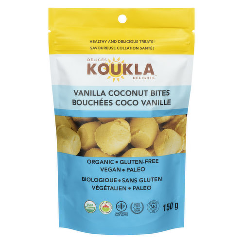 Koukla - Vanilla Coconut Bites Organic GF