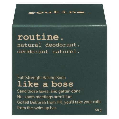 routine. - Natural Deodorant Cream Like A Boss