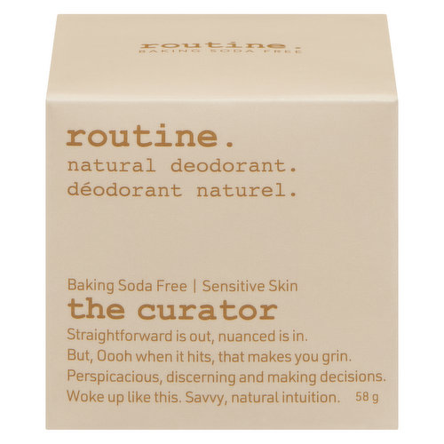 routine. - Natural Deodorant Cream The Curator