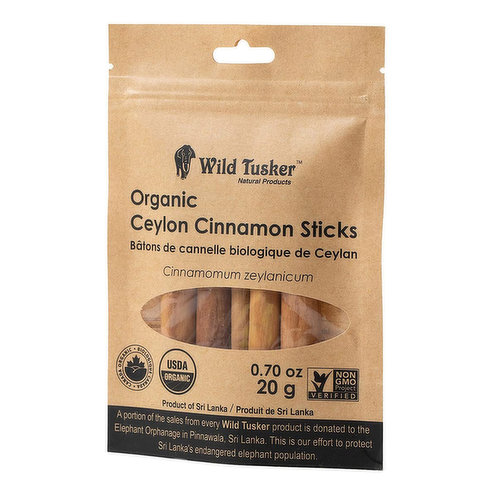 Wild Tusker - Ceylon Cinnamon Sticks