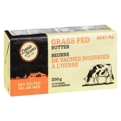 Donia Farms - Grass Fed Butter - Sea Salted