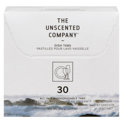 The Unscented Company - Dishwasher Tabs - All-In-One, Unscented