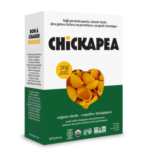 Chickapea - Organic Pasta Shells