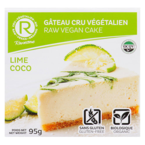 Rawesome - Lime Coconut Cake