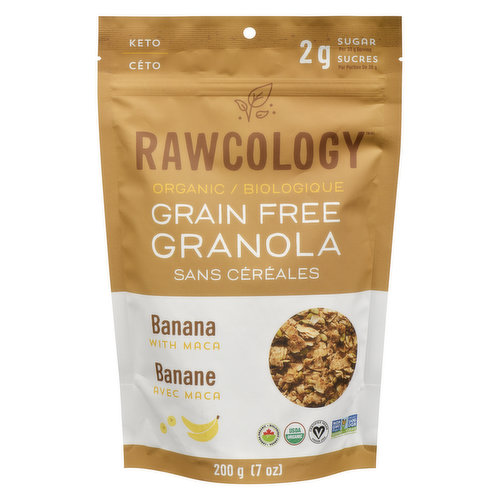 Rawcology - Raw Crunch Granola Banana