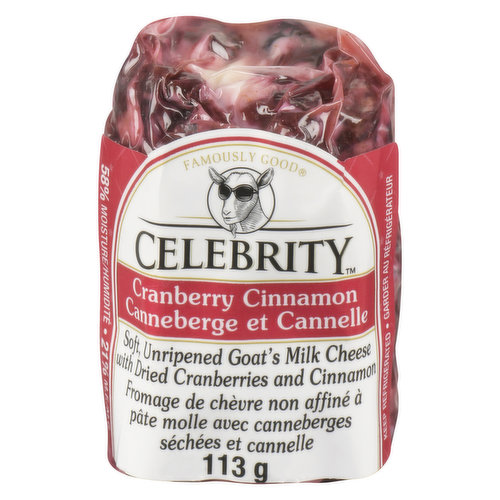 Celebrity - Goats Milk Cheese Cranberry Cinnamon