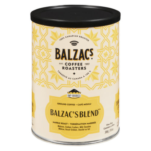 Balzacs - Marble Roast Ground Coffee - Balzac's Blend