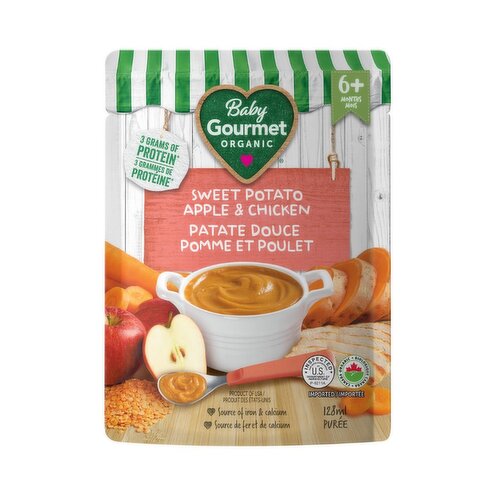 Baby Gourmet - Organic Baby Food - Sweet Potato Apple & Chicken