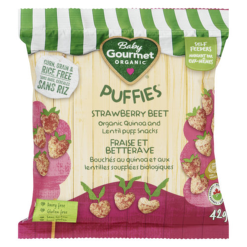 Baby Gourmet - Organic Puffies Strawberry Beet