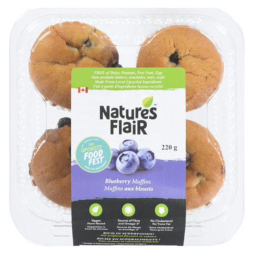 Nature's Flair - Blueberry Muffins 4 Pack