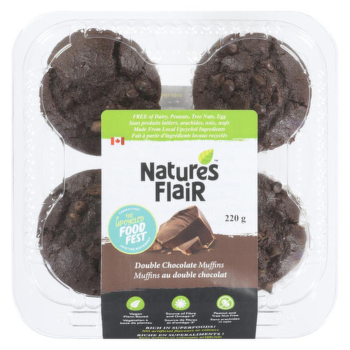 Nature's Flair - Double Chocolate Muffins 4 Pack