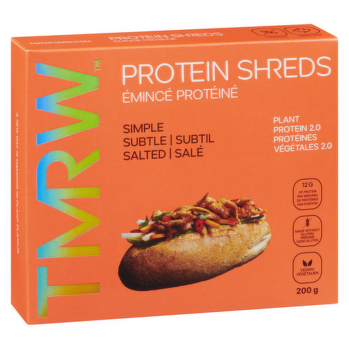 TMRW Foods - TmrwFd Lightly Seasoned Shreds GF