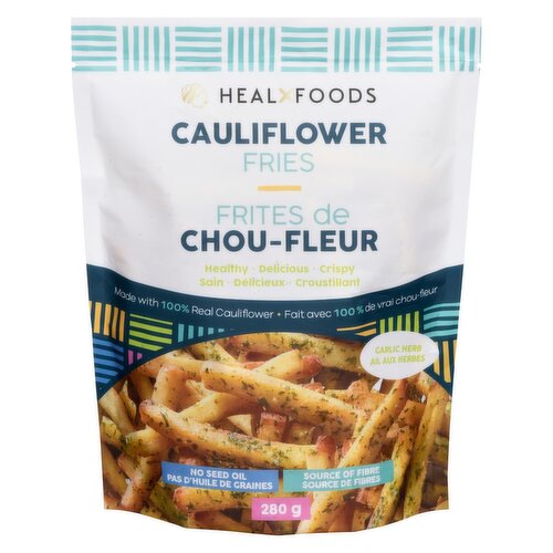 Healx Foods - Cauliflower Fries Garlic Herb