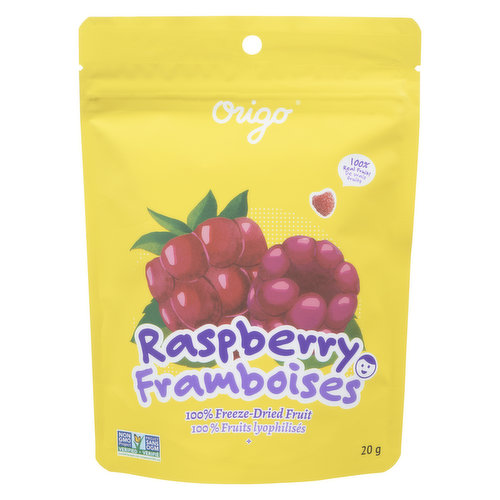 Origo - Raspberry Freeze-Dried Fruit - Choices Markets