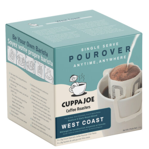 CuppaJoe coffee - West Coast Blend Single Serve