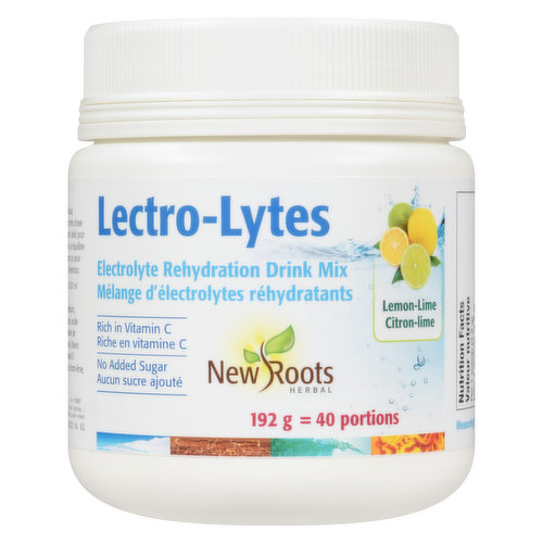New Roots Herbal - Lectro-Lytes Lemon Lime