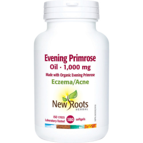 New Roots Herbal - Evening Primrose Seed Oil 1000mg