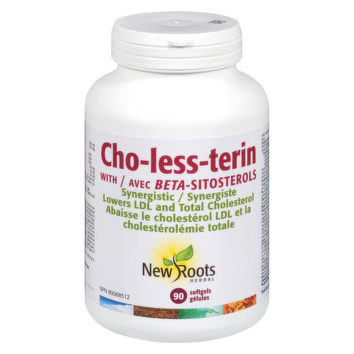 New Roots Herbal - Cho-less-terin with Beta-Sitosterols