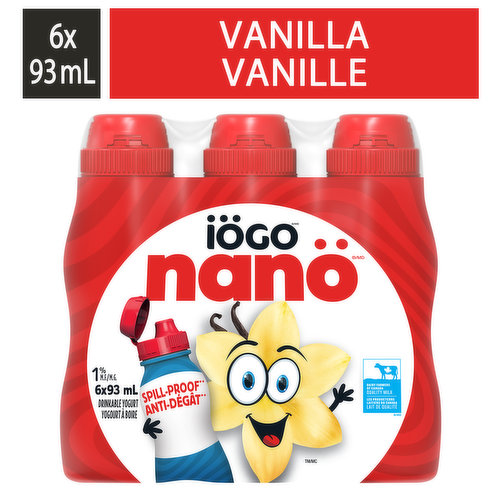 Iogo - Nano Yogurt Drink - 1% M.F. Vanilla