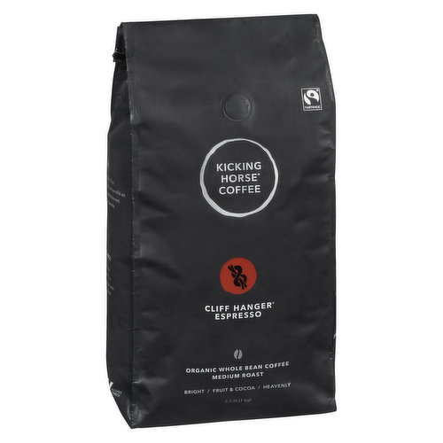 Kicking Horse - Whole Bean Organic Coffee - Cliff Hanger Espresso