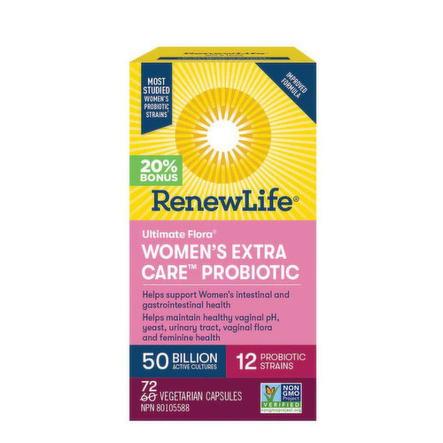Renew Life - Probiotic Ultimate Flora Women's Ex Care 50B Bonus