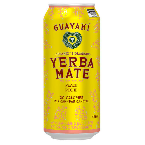 Guayaki - Yerba Mate Peach Organic
