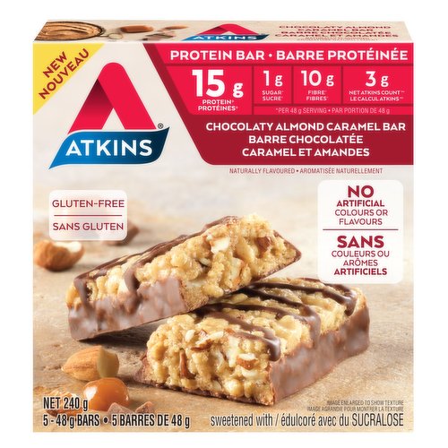 Atkins - Chocolaty Almond Caramel Bar