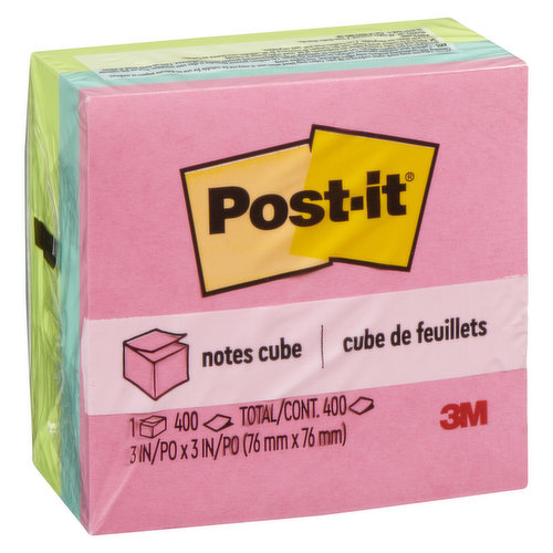 3M - Post-It Notes Cube 400