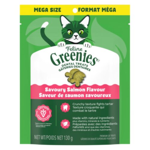 Greenies - Feline Dental Treats - Savoury Salmon Flavour