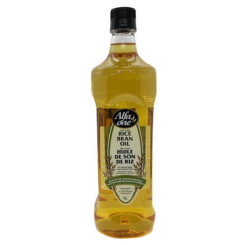  Alfa One Rice Bran Oil 1L : Gourmet Food : Grocery & Gourmet  Food