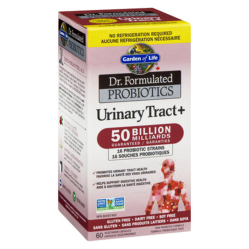 Garden of Life - Dr. Formulated Probiotics Urinary Tract+