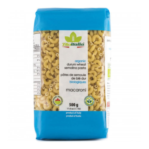 Bioitalia - Pasta Durum Wheat Semolina Macaroni Organic