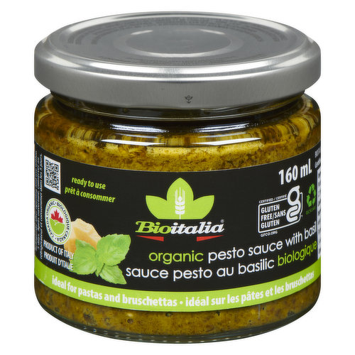 BioItalia - Organic Pesto Sauce With Basil