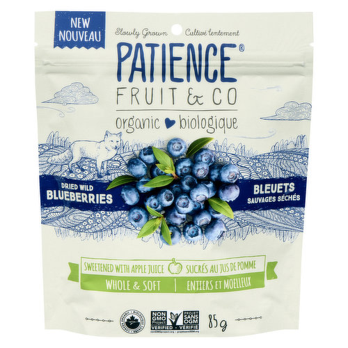 Patience Fruit - Blueberries Wild Whole Dried