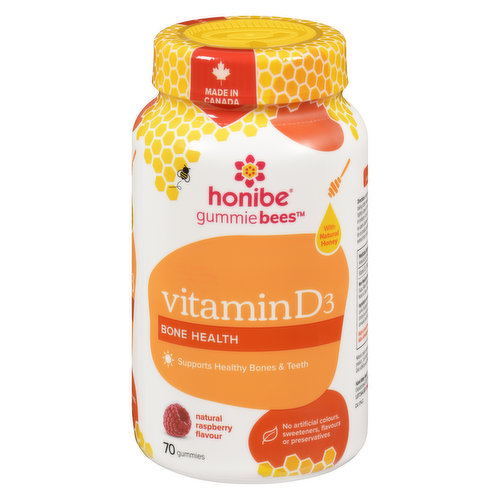 Honibe - Vitamin D3 Gummie - Raspberry